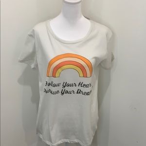 Chaser Rainbow Follow Your Dream T-Shirt Tee
